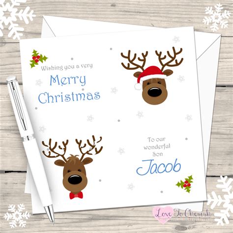 Christmas Cards For Boys