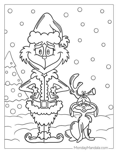 Christmas Color Pages Grinch