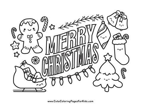 Christmas Coloring Pages Christmas
