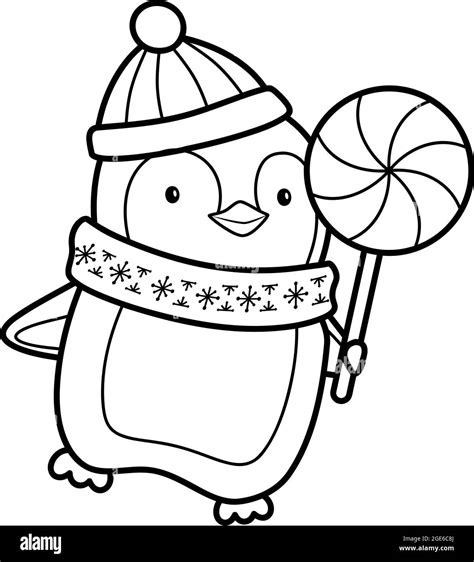 Christmas Coloring Pages Penguins