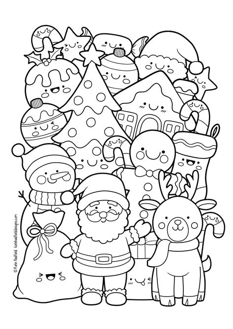 Christmas Coloring Pages Pinterest