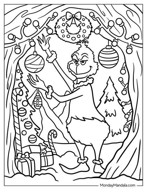Christmas Coloring Pages The Grinch