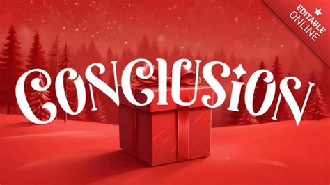 Christmas Conclusion