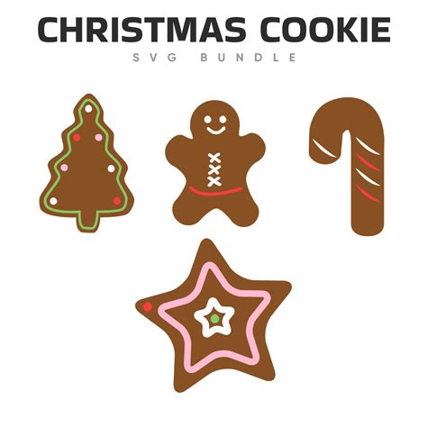 98+ Christmas Cookie Svg, Christmas Cookies Svg And Png Clipart Graphic By Greenwolf Art. Free Christmas Cookie Svg, Png, Eps & Dxf By Caluya Design