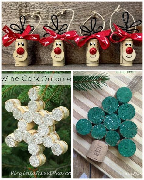 Christmas Crafts With Wine Corks