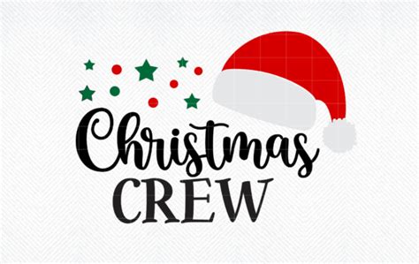 Gather the Christmas Spirited Crew with Festive Christmas Crew SVG Designs!