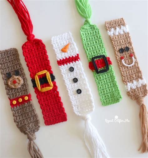 Christmas Crochet Bookmarks