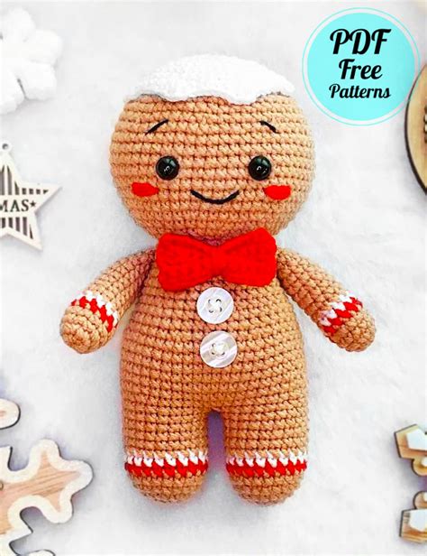 Christmas Crochet Gingerbread Man Pattern