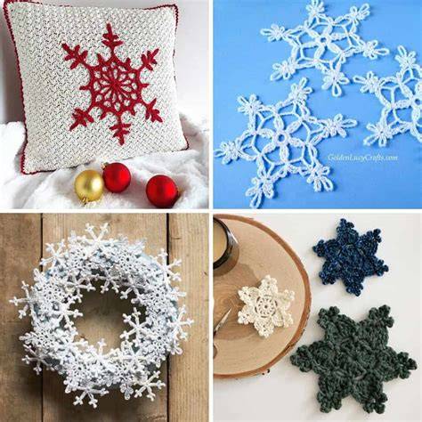 Christmas Crochet Snowflake Patterns for Beginners
