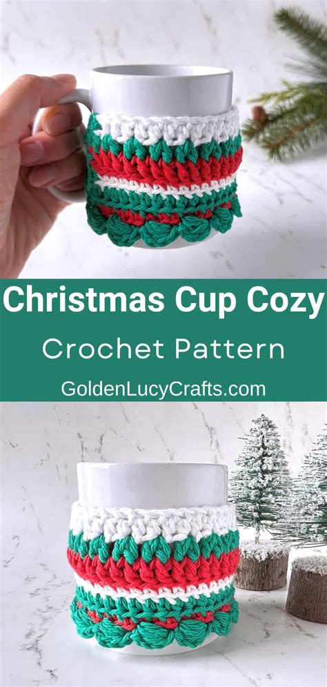 Christmas Cup Cozy Crochet Pattern