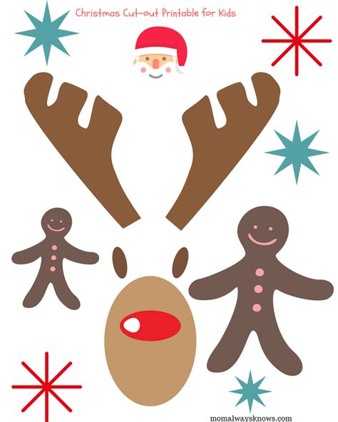 Christmas Cut Out Printable