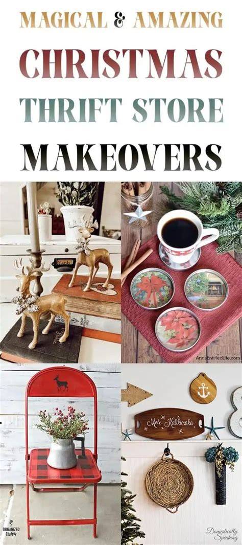 Christmas DIY projects from thrift store items