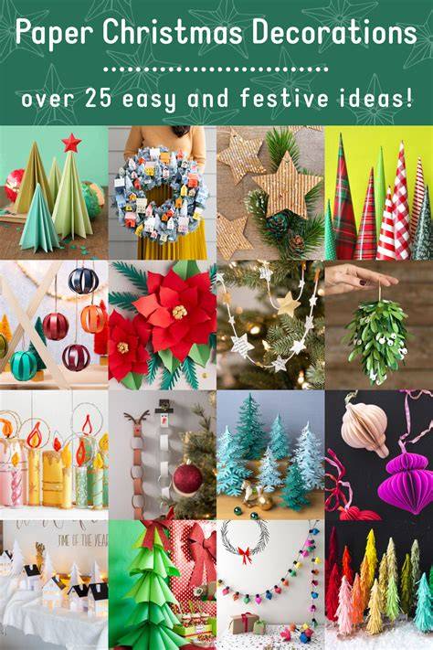 Christmas DIY projects using paper