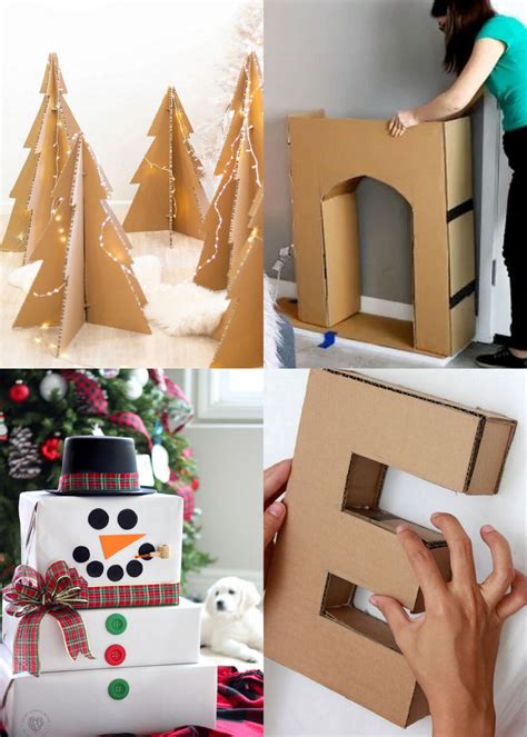 Christmas Decorations Out Of Cardboard