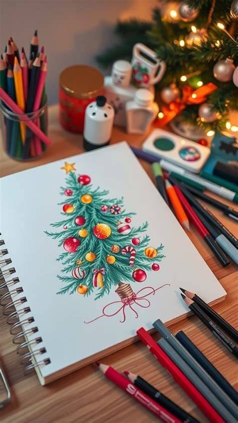 Christmas Drawing Techniques