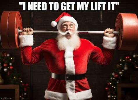 Christmas Exercise Meme