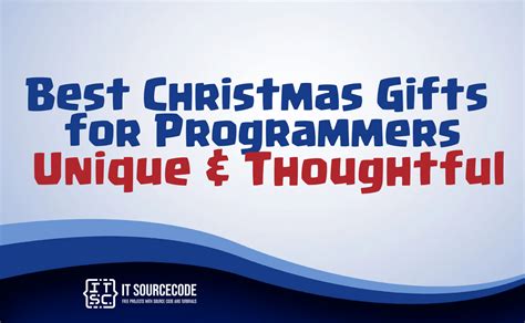 Christmas Gifts For Programmers