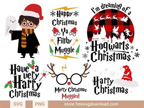 Magical Christmas Crafting: Unleash the Wizardry with Harry Potter Svg Designs