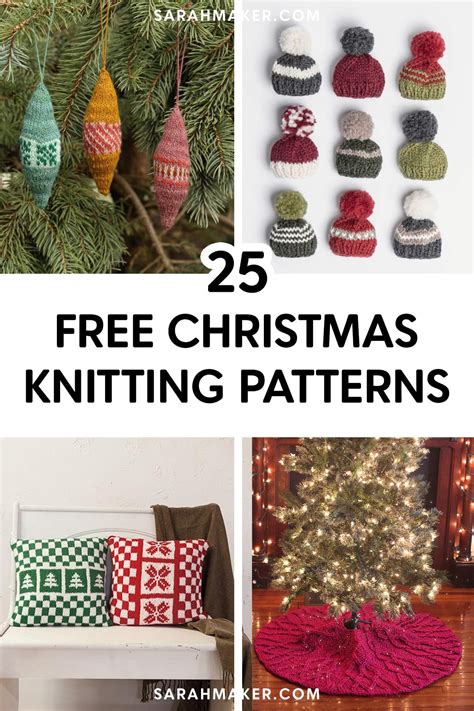 Christmas Knitting Patterns For Free