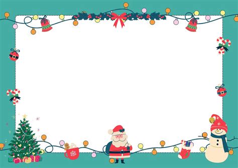 Christmas Landscape Border