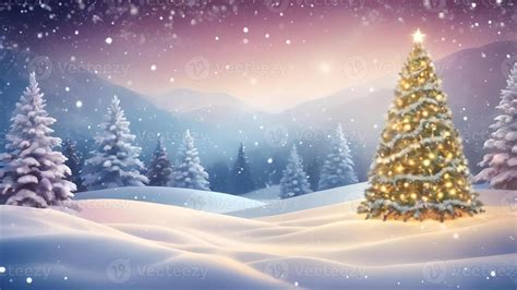 Christmas Landscape Clipart