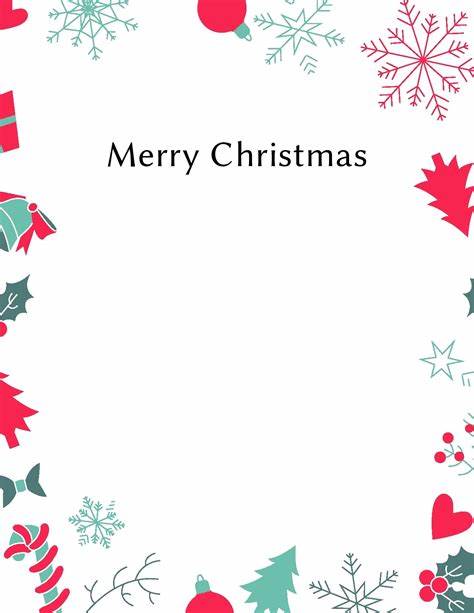 New form christmas letter 260