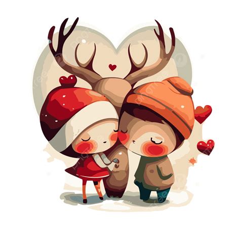 Christmas Love Cartoon