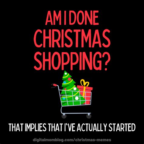 Christmas Meme Shopping