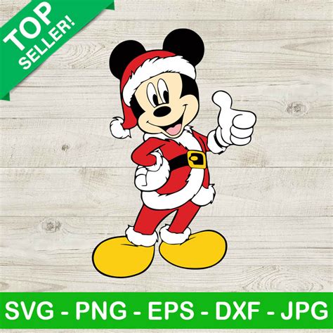Magical Christmas with Mickey: Download Unique Mickey Mouse SVGs to Make Your DIY Projects Come Alive!