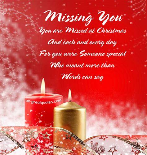 Christmas Missing You Quotes
