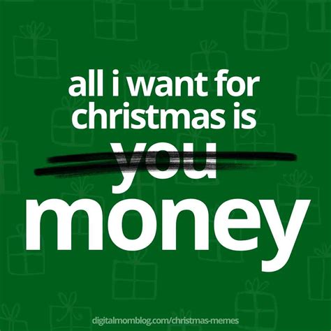 Christmas Money Meme