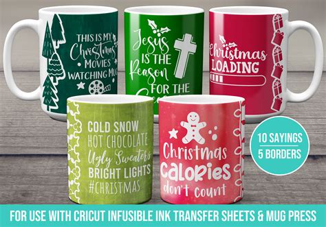 60+ Christmas Mugs Svg, Christmas Mugs Clipart Svg Graphic By Alive 21 · Creative Fabrica. Christmas Mug Making Svg Cut File Bundle For Cricut Cameo