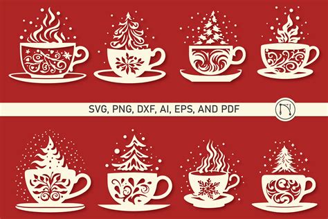 10 Festive Christmas Mug SVG Designs to Warm Your Winter Mornings!