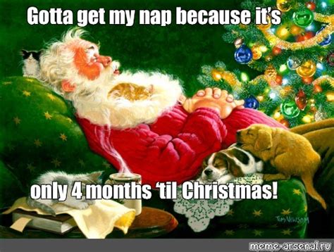 Christmas Nap Meme