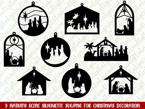Download Christmas Nativity Bundle SVG For Cricut