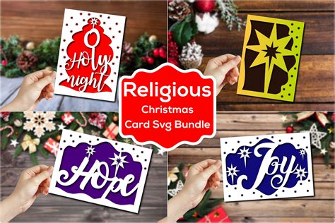 Christmas Nativity Card Svg Bundle