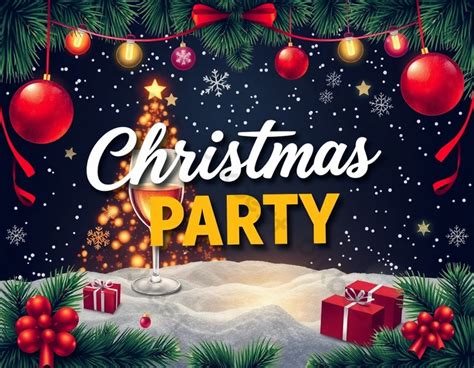 Christmas Party Background