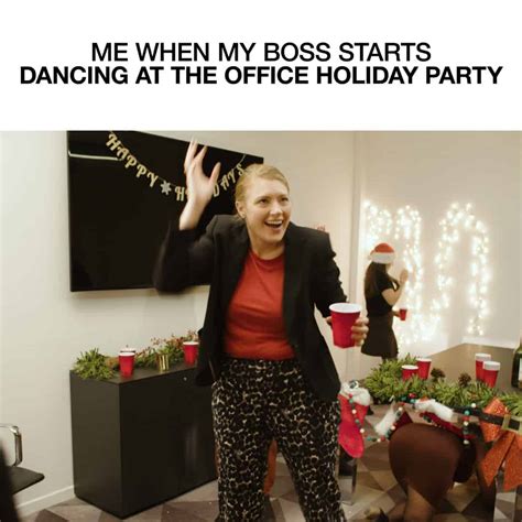 Christmas Party Meme