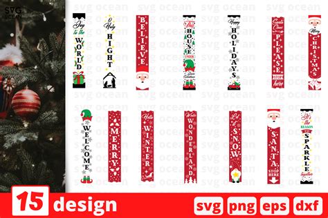 Download Christmas Porch SVG Bundle Printable