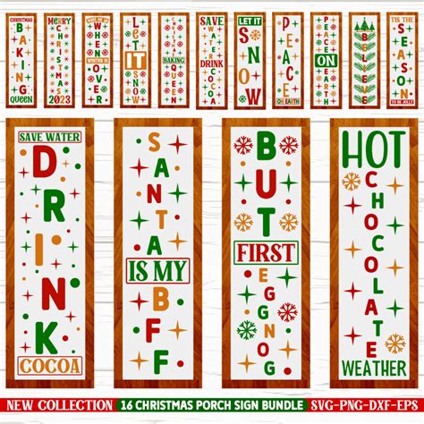 Download Christmas Porch Sign Bundle Commercial Use For Crafts