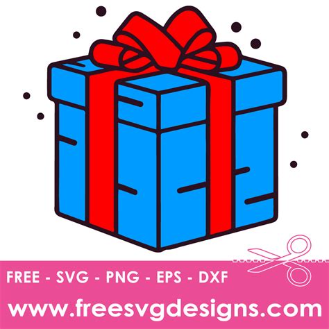 Unwrap the Joy of the Season with our Festive Christmas Present SVG Freebies!