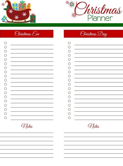 Christmas Printable Planner