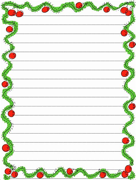 Christmas Printable Writing Paper