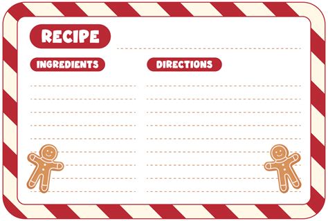 Christmas Recipe Card