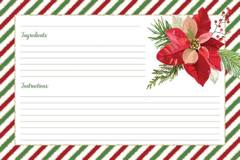 Christmas Recipe Cards