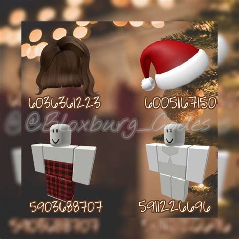 Christmas Roblox Bloxburg outfit codes | Roblox codes, Christmas 