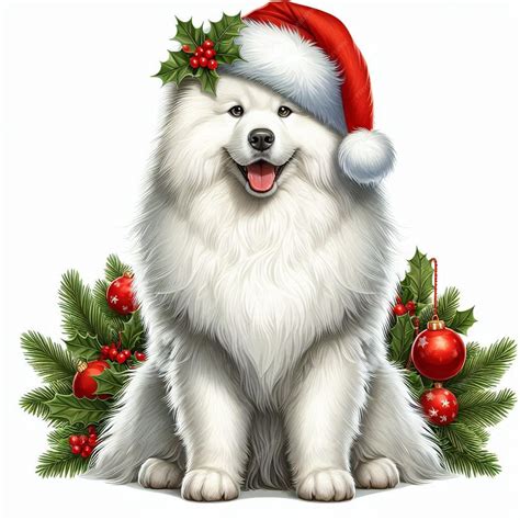 8x10 Samoyed dogicature print by J.Bird Animal drawings, Dog art