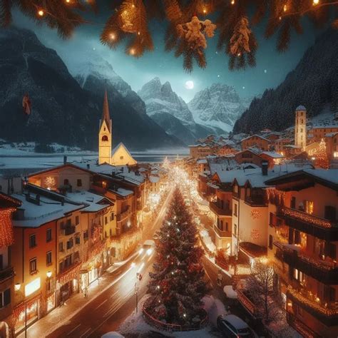 Christmas Scenes In Italy