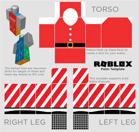 Christmas Shirt and Jeans Roblox Clothes Free design Templates 