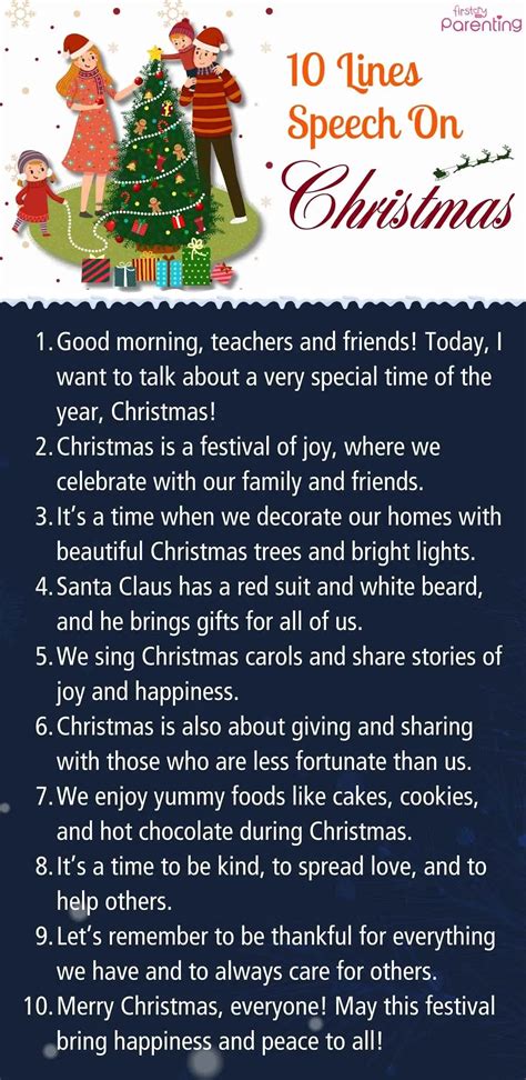 Christmas Speeches For Christmas Program